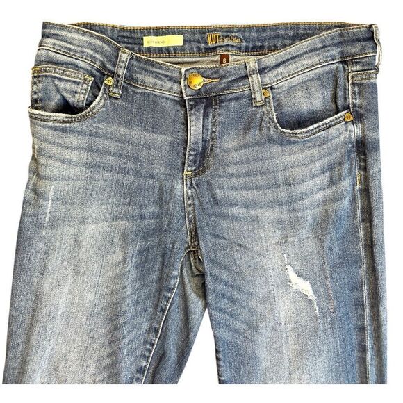 Kut from the Kloth Blue Straight Leg Jeans Sz 6 - Picture 3 of 11